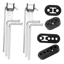 Exhaust Hangers Kit 10PC - Complete Set 10-Pack Universal Exhaust Hanger Kit