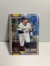 2026 Topps Series 1 Caleb Durbin #297 Celebration Confetti Foil! Brewers