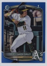 2025 Bowman Draft Chrome Blue Refractor 30/150 Gavin Turley #BDC-28 1g6j
