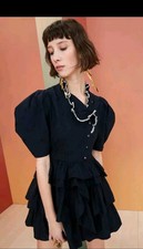 Ulla Johnson Linnea Mini Tiered Mini Dress Size: 10