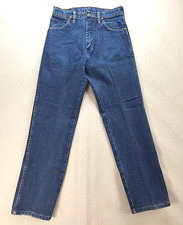 Vtg Wranglers Womens Jeans Sz 9/34 hemmed 29 Cowboy Cut High Rise Made in USA