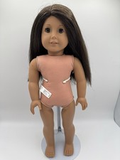 American Girl JUST LIKE YOU Doll 18" Medium Skin Dark Hair Brown Eyes **DETAILS