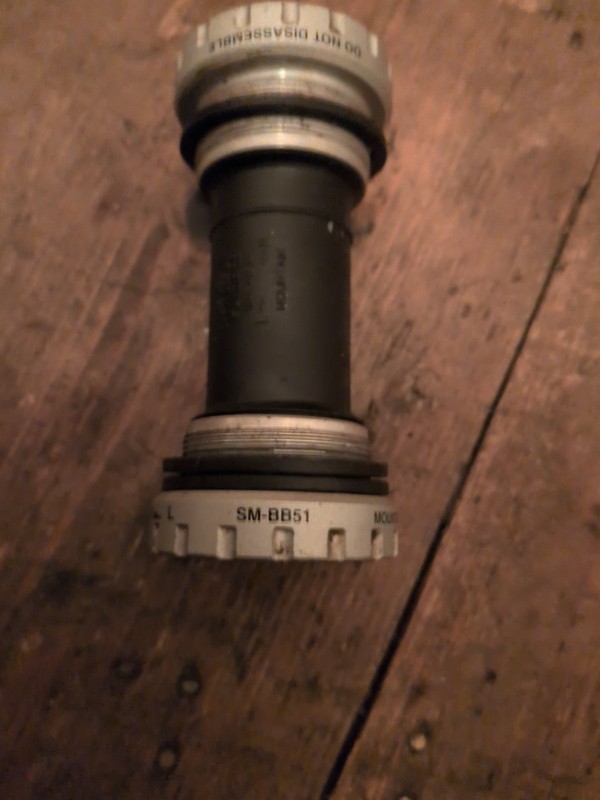 Shimano SM-BB51 Hollowtech Bottom Bracket Silver 73/68mm Spares And Repairs