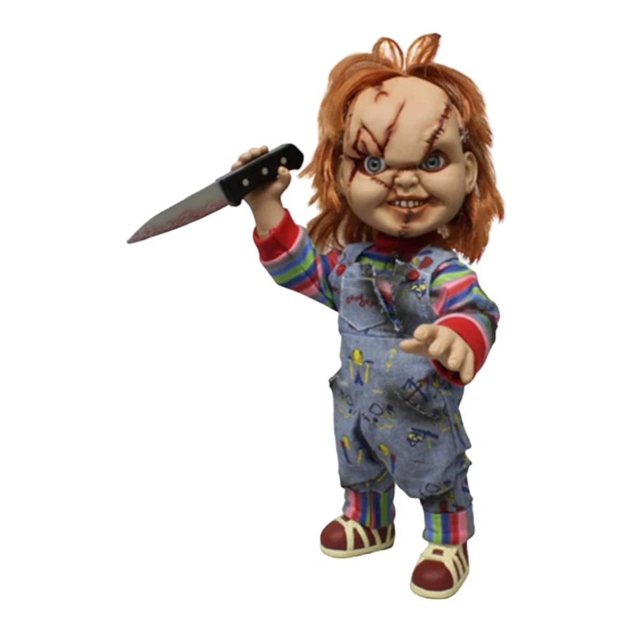 Child's Play - Chucky 15" Talking Action Scarred Figure Mezco Toyz NEW - IN STOC