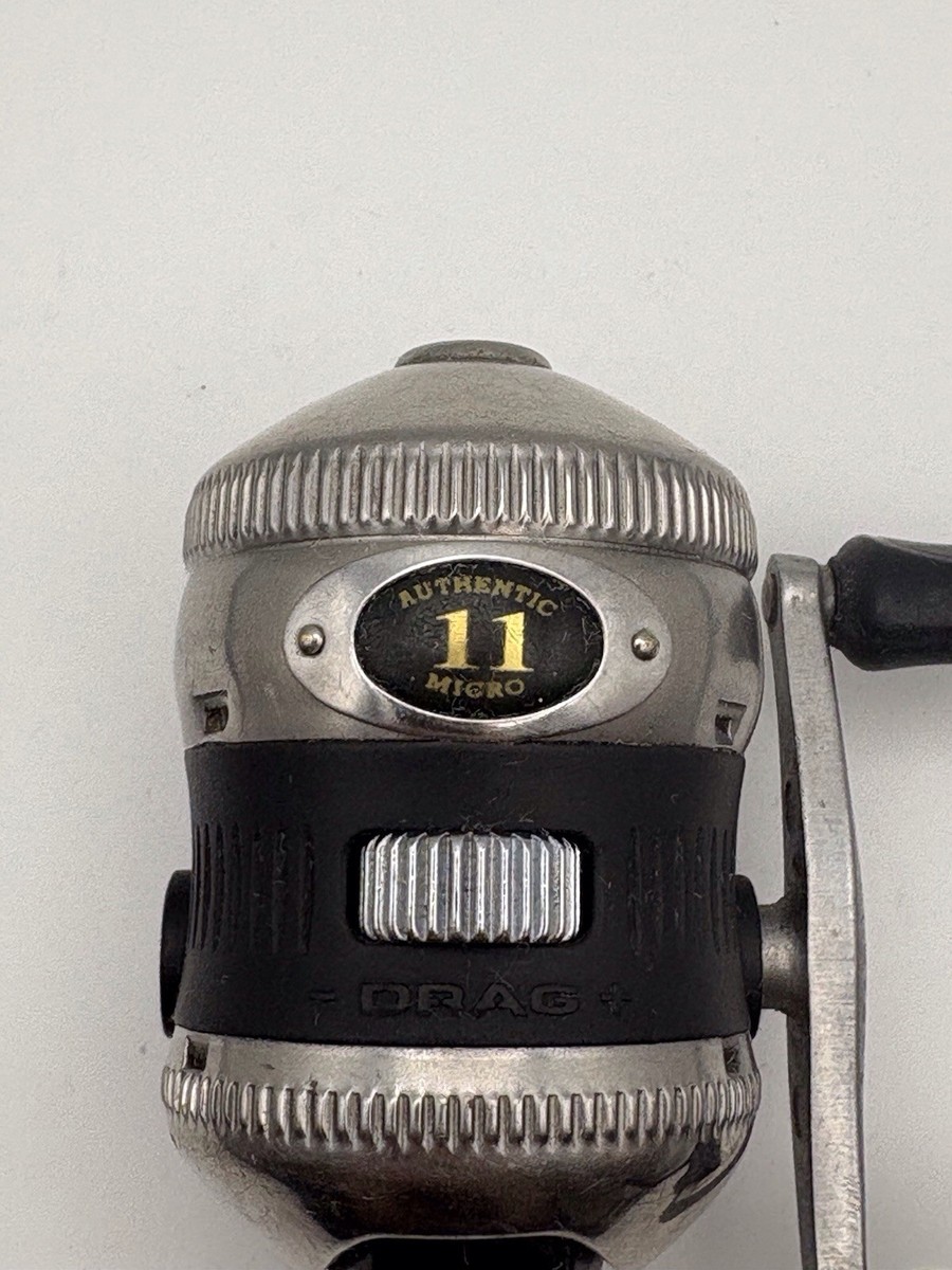 Ancien Moulinet Zebco Micro 11 - Pêche Spin Casting Vintage, Authentique Et Rare