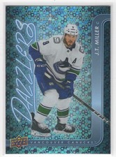 #DZ-23 J.T. Miller 2024-25 Upper Deck Dazzlers Blue Vancouver Canucks