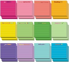 24 Pcs Inspirational Sticky Notes, 3 x 3 Inch Motivational Stick Notepads wit...