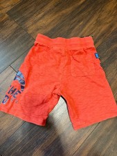 Gap Kids Shorts Orange with Patches Drawstring Boys S 6-7