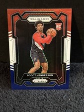 Scoot Henderson 2023-24 Panini Red White Blue Prizm RC #141