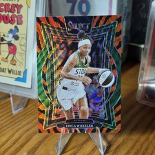 Panini 2025 Select WNBA Tiger Prizm Erica Wheeler #28 Seattle Storm SSP Case Hit