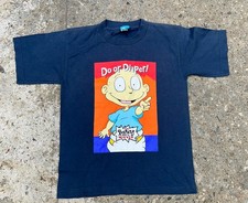 Vintage 1997 Nickelodeon Rugrats Do Or Diaper Rugrats Movie Shirt Kids L
