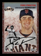 2023 TOPPS CHROME PLATINUM FORD PROCTOR ROSE GOLD TOILE REFRACTOR /75 RC #169