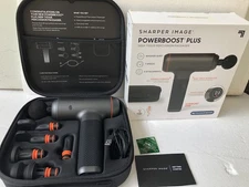 Sharper Image - Powerboost Deep Tissue Massager - 1017309 - Black