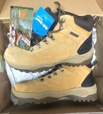 Ozark Trail M OT Free Edge Hiker Suede Wheat Boots Men's Size 7 Waterproof NEW