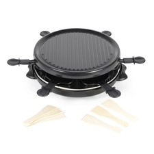 Raclette Grill Electric Non-Stick 6 Person Indoor Griddle Plate Giles & Posner