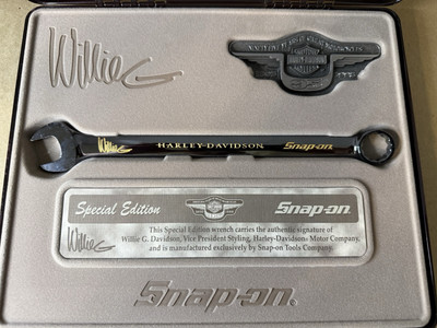 Harley Davidson 95th Anniversary Willie G Snap on Signature Wrench