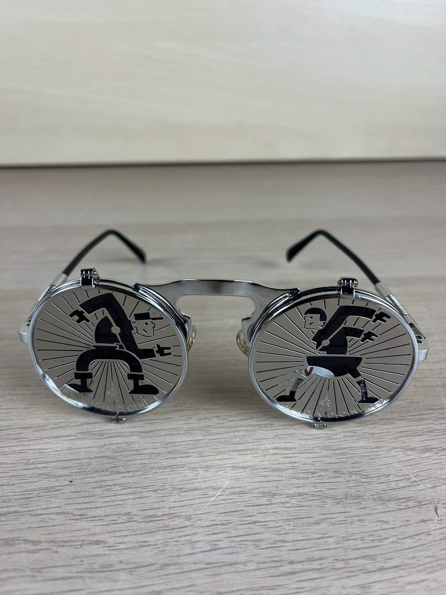 Alexander Hi-Tek Designs London steampunk sunglasses flip-up