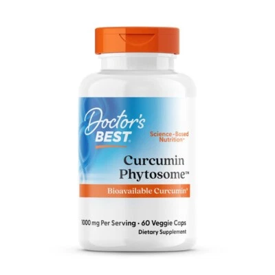 Doctor's Best Curcumin Phytosome with Meriva 500mg 60 Veggie Capsules, Joints