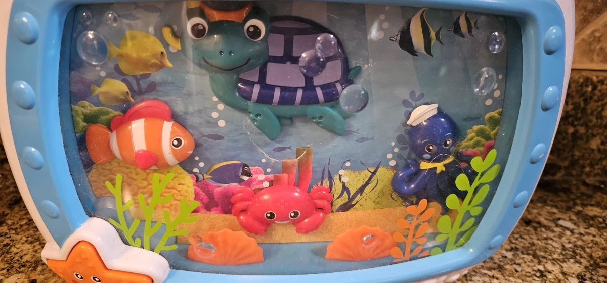 Baby Einstein Swimming Aquarium Moving Sea Creatures Musical Crib Fish Tank