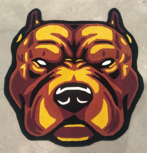 Kids Rug Bulldog Adorable Tufted Children Rug Kids’Room Decor Carpet Area Rug - Picture 3 of 9