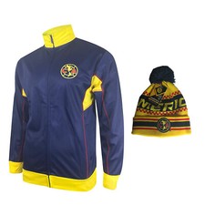 Club América Chaqueta Gorro Sombrero Gorro Fútbol Auténtico Aguilas Liga FMF Oficial