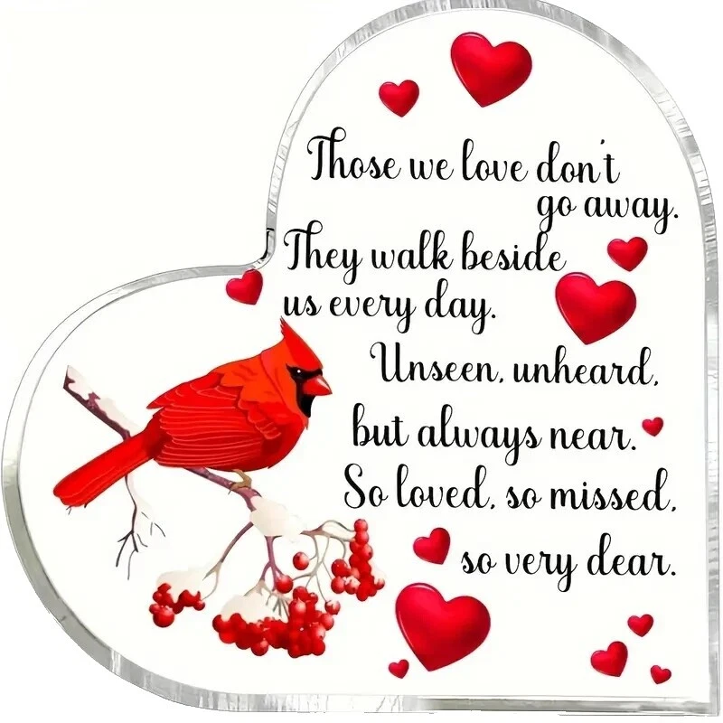 Coração de Acrílico Placas e Letreiros Decorativos para Casa