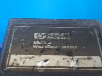 HP 85620A : MASS MEMORY MODULE REVISION C (5811)