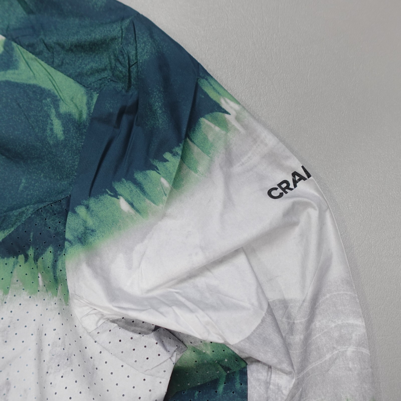 Giacca a vento artigianale ADV Essence multicolore cactus DWR leggera vestibilità regolare foto 3