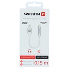 Adapter audio Swissten, 8-pinowe złącze Apple na jack 3,5 mm żeńskie, 0,15m, oryginalne opakowanie