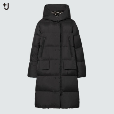 Uniqlo x Jil Sander +J down long coat Women Black XS S M L XL XXL