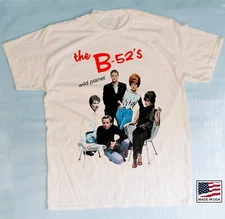 The B-52's Wild Planet Album Retro 80s Black Unisex T-shirt Size S-5XL