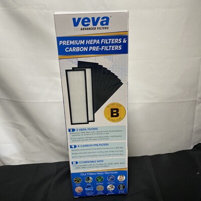 VEVA SZ (B) Advanced Filters 2 Premium Hepa FILTERS 8 HEPA PRE FILTERS NIB D1