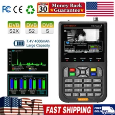 GTMEDIA V8 Sat Finder DVB-S2/S2X FTA Digital Satellite Finder Signal Meter 3.5''