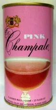 CHAMPALE PINK MALT LIQUOR ss Beer CAN Champale Inc, Trenton NEW  JERSEY c1970 1+