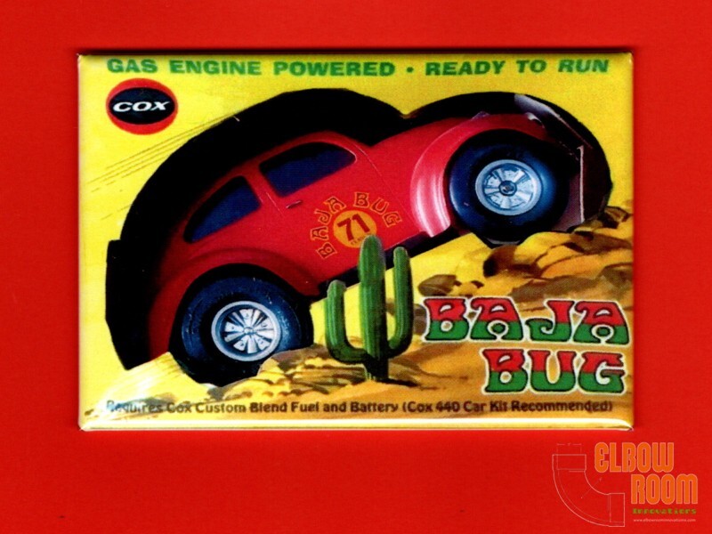 Vintage Cox 71 Baja Bug box art 2x3