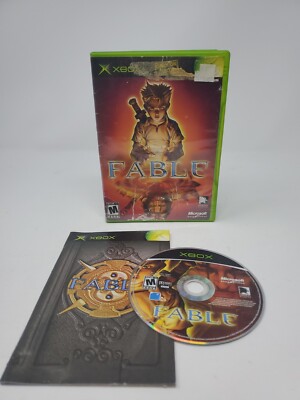 Fable Xbox Complete With Manual CIB Microsoft