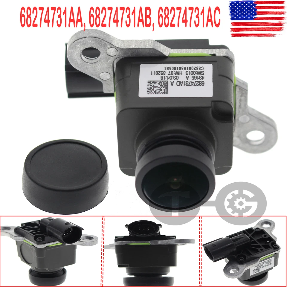 Cámara de visión trasera para 16-18 RAM 1500 2500 3500 4500 5500 68274731AA Foto 4 de 4