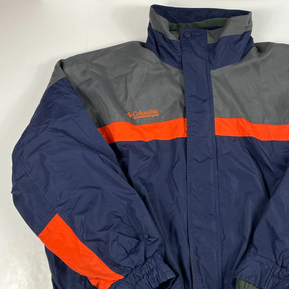 VINTAGE Columbia Jacket Mens Extra Large Blue 3 in 1 Bugaboo Full Zip Ski Hiking - Image 2 of 4