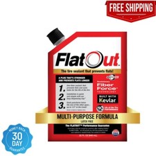 FlatOut Off Road Tire Sealant, Multi-Purpose Formula, Prevents Flat Tires, Fix a