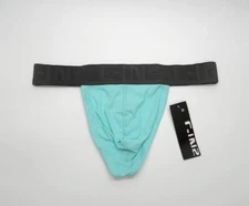 C-IN2 Men's C Theory G String Thong Underwear Size L Bennet Blue - NWT!