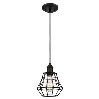 Deckenlampe Pendelleuchte für 1 Lampe E27 Westinghouse Nathan matt schwarz