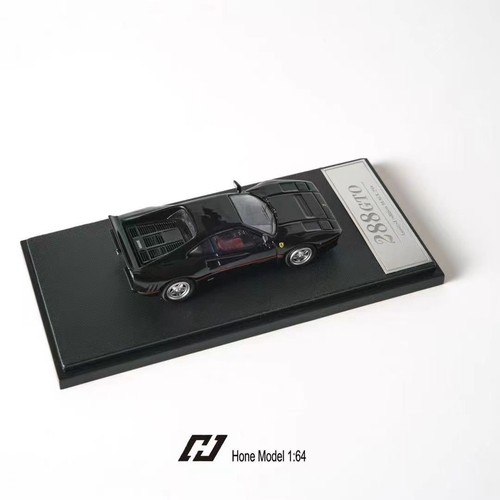 Hone Model 1:64 Scale Black Ferrari 288 GTO 1/64 Diecast Car Model - 第 6/6 張圖片