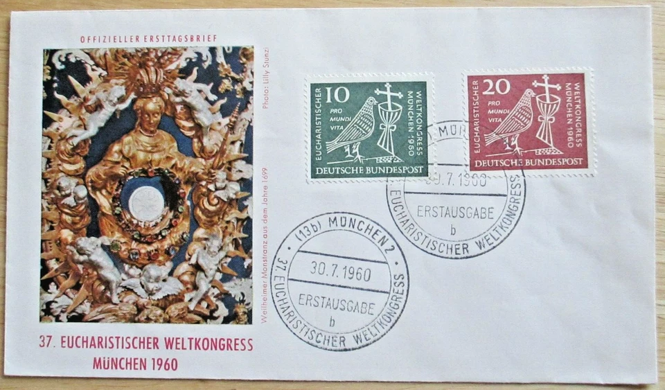1960 Eucharistic World congress in Munich Germany - 2 items included  (itm75) - Image 3 of 3