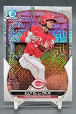 2023 Bowman Chrome Mega Box Elly De La Cruz #BCP-65 Mega Box Mojo Refractor Reds