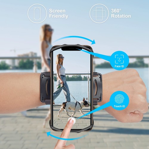 Soporte para teléfono móvil con brazalete giratorio de 360° - 第 5/8 張圖片
