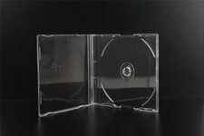 10 PZ CUSTODIA sottile JEWEL CASE SLIM 7 mm CD single originale musicale CDJ DJ