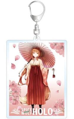 Spice and Wolf Holo Hakama ver Original illustration BIG acrylic key chain