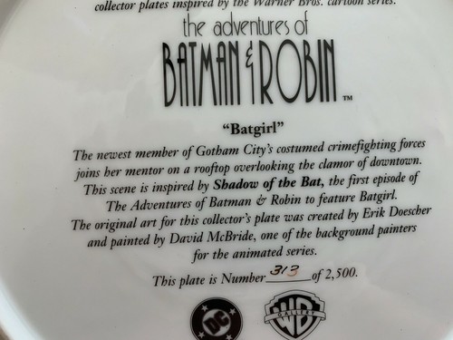 WARNER BROS JUSTICE LEAGUE - "Batgirl" Mint condition! -1996 - Picture 5 of 5