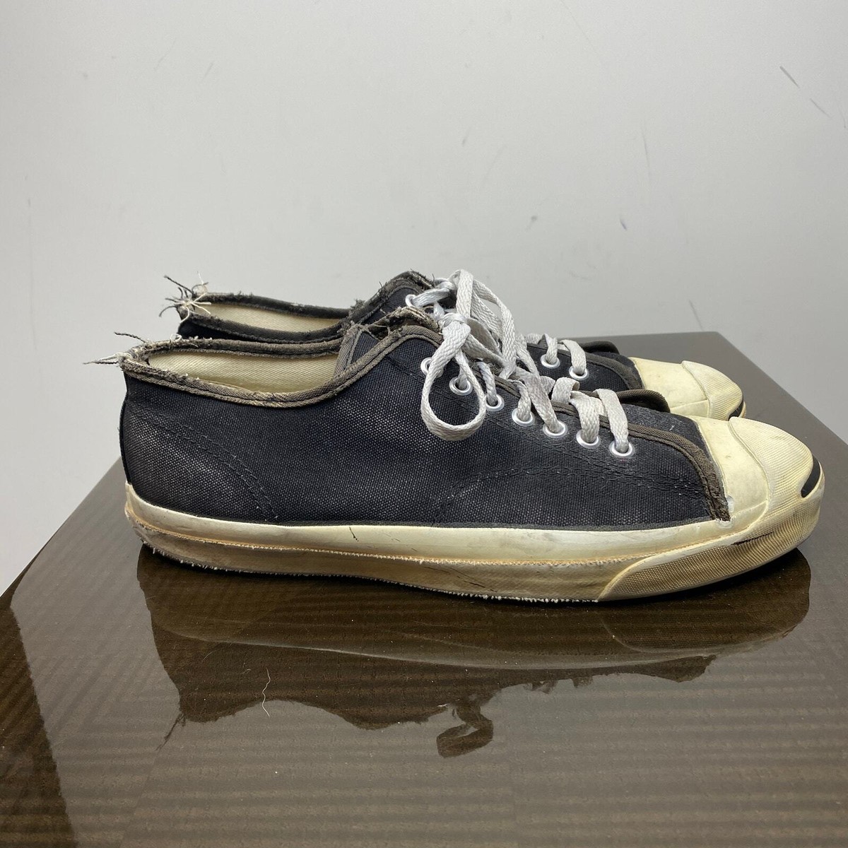 Vintage 80s Converse Jack Purcell Low Top Canvas Sneakers Vintage 80s Converse Jack Purcell Low Top Canvas Sneakers