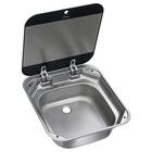 SMEV - VA8006 SINK WITH GLASS LID 4 CARAVAN MOTORHOME AND BOATS